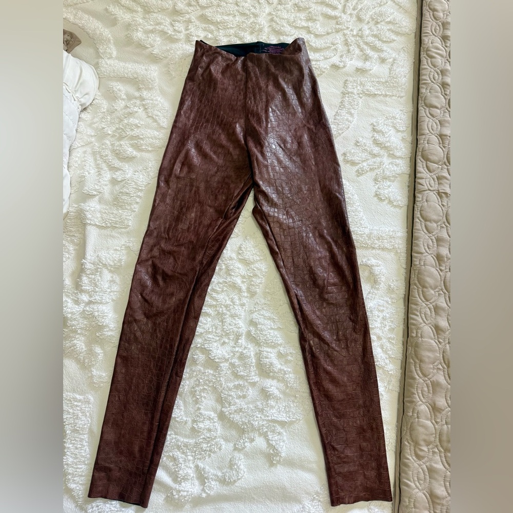 Commando Metallic Brown Leggings Size Small